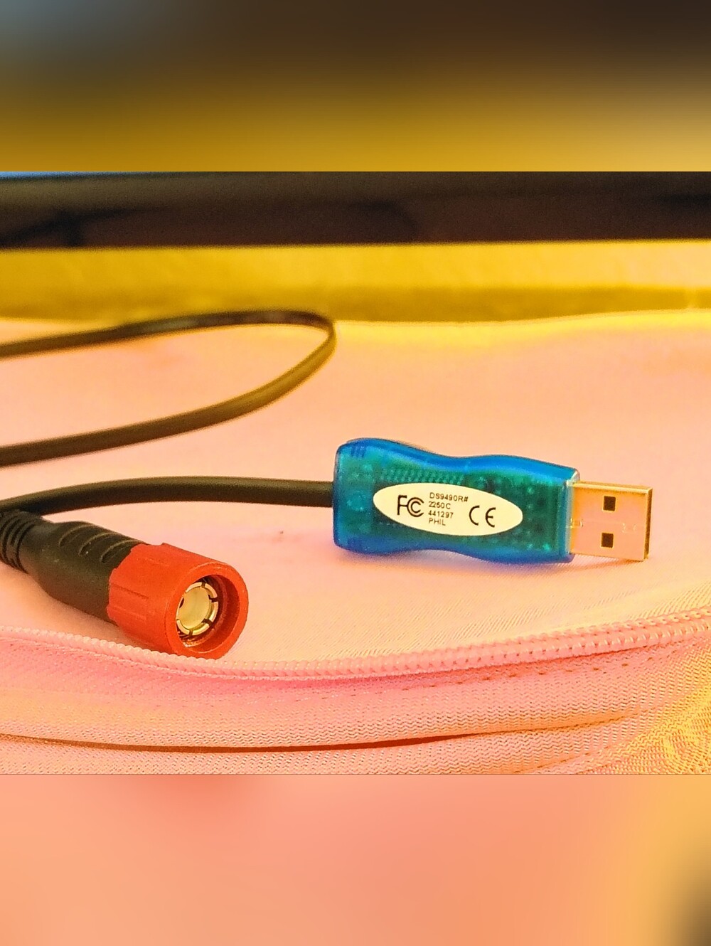 Analog Devices Maxim Integrated DS9490R USB to 1 Wire iButton Adapter Cable 60"